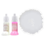 Epoxy Resin Colorant Liquid Pigment 10g with Coaster Tray for DIY Crafts