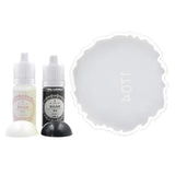 Epoxy Resin Colorant Liquid Pigment 10g with Coaster Tray for DIY Crafts