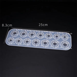 Epoxy Resin Crystal Silicone Molds Rings for DIY Woman Necklace