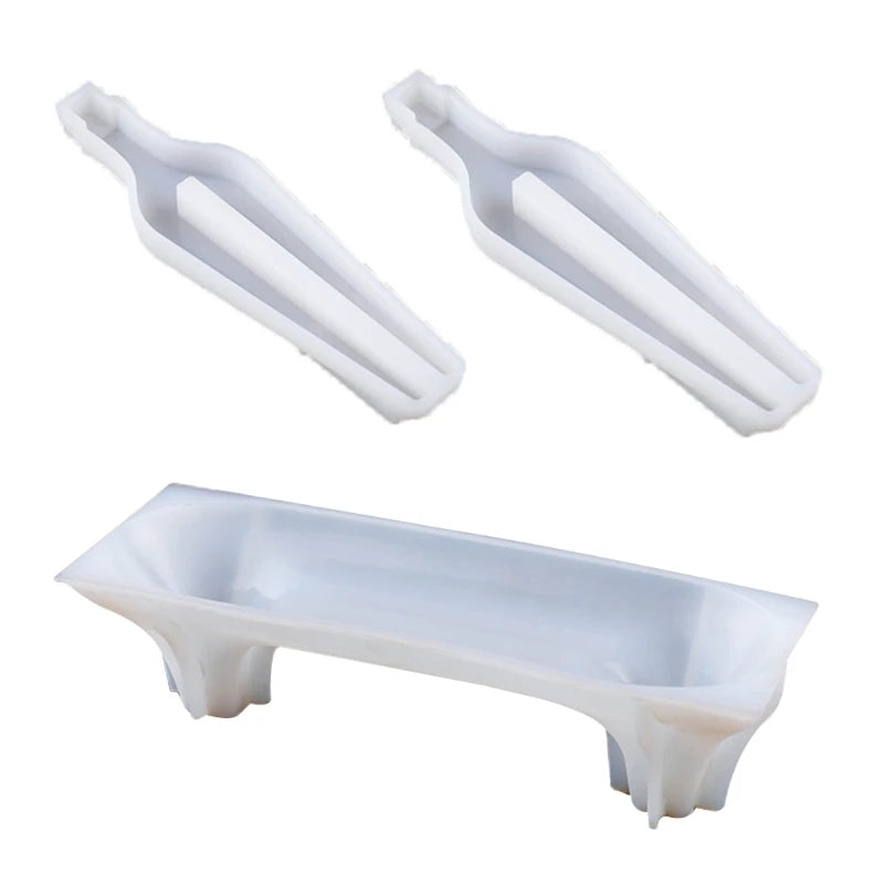 Epoxy Resin Jewelry Mold Chopsticks Forks Knives Storage Set