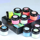 Epoxy Resin Luminous Powder Non-Toxic Safety Powder 12 Color Glow