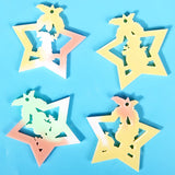 Christmas Deer Star Keychain Silicone Mold Jewelry Pendant