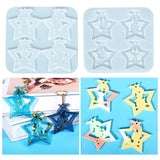 Christmas Deer Star Keychain Silicone Mold Jewelry Pendant