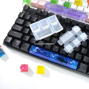 PC Gamer Pet Paw Keycaps Silicone Molds for Cherry MX Mechanical Keyboard