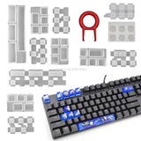 PC Gamer Pet Paw Keycaps Silicone Molds for Cherry MX Mechanical Keyboard