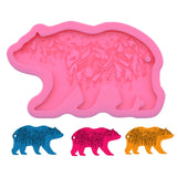 Forest Bear Keychain Silicone Mold for DIY Crafts