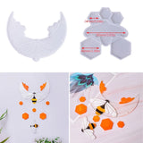 Moon Bee Wind Chime Resin Mold DIY Wall Decoration