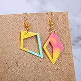 Rhombus Triangle Earring Silicone Mold Geometric Earrings Jewelry Tools