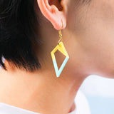 Rhombus Triangle Earring Silicone Mold Geometric Earrings Jewelry Tools