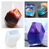 Epoxy Resin Molds Kit Cube Pyramid Stone Resin Mold Mixing Cup
