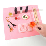 Silicone Epoxy Resin Molds Workbench Table Plate DIY Jewelry Making Tool