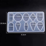 Transparent Silicone Epoxy Resin Molds for Jewelry Making