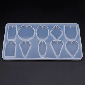 Transparent Silicone Epoxy Resin Molds for Jewelry Making