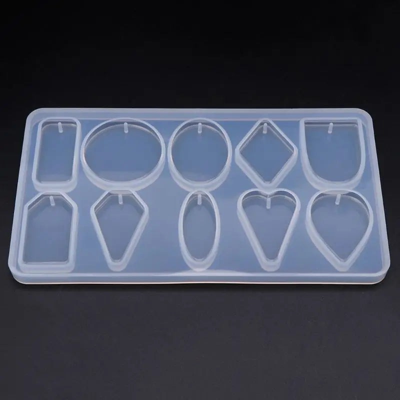 Transparent Silicone Epoxy Resin Molds for Jewelry Making