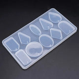 Transparent Silicone Epoxy Resin Molds for Jewelry Making