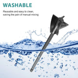 4Pcs Epoxy Resin Paint Mixer Paddles + 2 Extension Rods