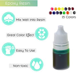 Epoxy Resin Pigment Liquid Highly Concentrated Epoxy Resin Colorant