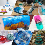 Clear Epoxy Resin Pigment Set 24 Colors 0.17oz DIY Molds Coating B85D