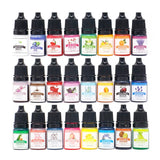 Clear Epoxy Resin Pigment Set 24 Colors 0.17oz DIY Molds Coating B85D