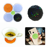 Epoxy Resin Coaster Mold for Artificial Agate Pieces