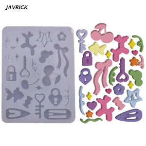 Epoxy Resin Quicksand Mold for Keychain Pendant