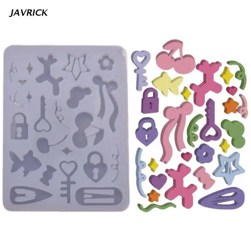 Epoxy Resin Quicksand Mold for Keychain Pendant