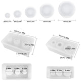Epoxy Resin Silicone Mold Egg Spherical Mold Set Large Art Pendant