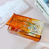 Epoxy Resin Silicone Mold Flip Cover Storage Box DIY Craft Home Storage Box