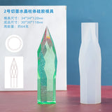 Octagonal Cylinder Silicone Mold for Ring Holder Candle Set Jewelry