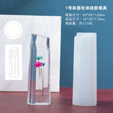 Octagonal Cylinder Silicone Mold for Ring Holder Candle Set Jewelry