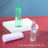 Octagonal Cylinder Silicone Mold for Ring Holder Candle Set Jewelry