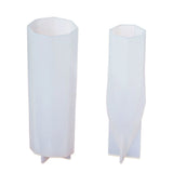 Octagonal Cylinder Silicone Mold for Ring Holder Candle Set Jewelry