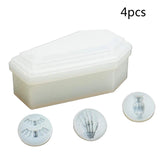 Epoxy Resin Silicone Molds Coffin Box Mould Trinket Bat Owl Skull Hands