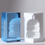 Silicone Temple Church Ornament Mold for Home Decor