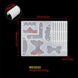 Silicone Hairpin Mold DIY Resin Headgear Tool
