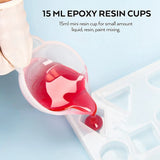 Epoxy Silicone Measuring Cups 250 and 100ml Resin Supplies