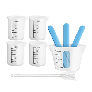 Epoxy Silicone Measuring Cups 250 and 100ml Resin Supplies