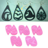 Silicone Mold Witch Hat Water Droplets Casting Molds Jewelry Making