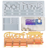 Epoxy Silicone Mold for Glasses Keychains Pendant Holder Stand Shelf