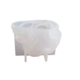 3D Silicone Skull Mold for Epoxy Resin Casting