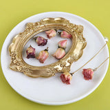 Epoxy Dried Rose Buds for DIY Jewelry, Real Flower Earring Material