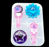 Princess Magic Mirror Silicone Mold for Epoxy Resin Fairy Wand