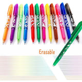 Erasable Heat Erase Pen, 0.5mm, Fabric Friendly, Pack of 12