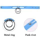 Erotic Leather Cosplay Heart Spike Collar Choker