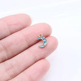 10pcs 10mm Cute Star Charms Pendant DIY Jewelry Making 2 colors