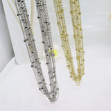 10pcs Tiny Dot Chain with Ext Chain Jewelry Link DIY Finding Necklace
