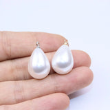 10pcs Cream Pearl Beads Charms Pendant for DIY Earring Necklace