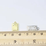 20pcs 10*15mm Sun Gold/Silver Bee Charms Pendant Jewelry DIY