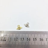 20pcs Mini Earth Print Coin Zinc Alloy Necklace Earrings Bracelet DIY 2 Colors