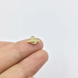 20pcs Mini Earth Print Coin Zinc Alloy Necklace Earrings Bracelet DIY 2 Colors